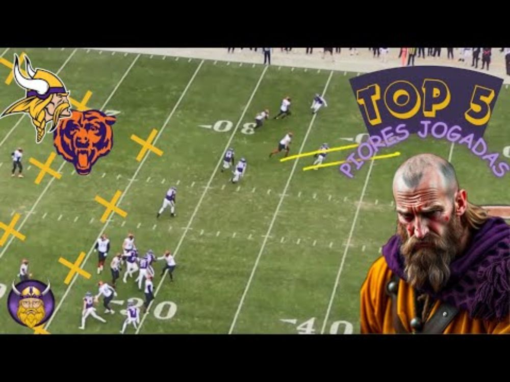 TOP 5 PIORES JOGADAS - VIKINGS @ BEARS