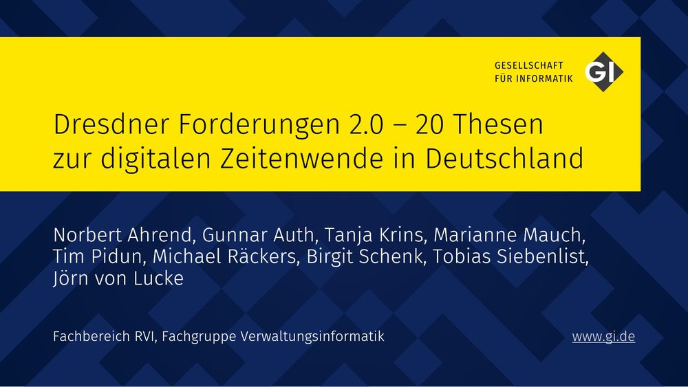 Dresdner Forderungen 2.0