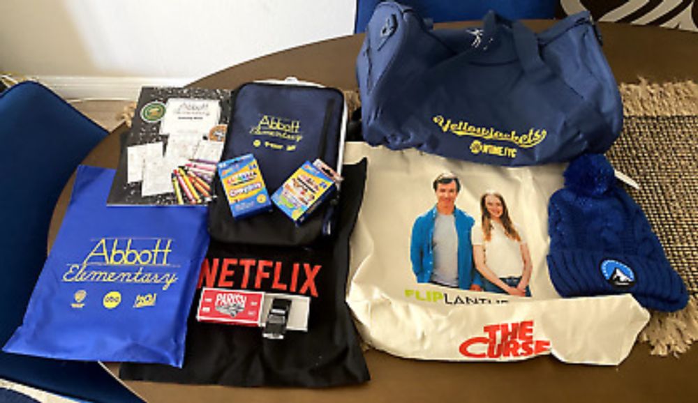 Mega Hollywood Gift Bag! Abbott Elementary, Netflix, Yellowjackets and more!  | eBay