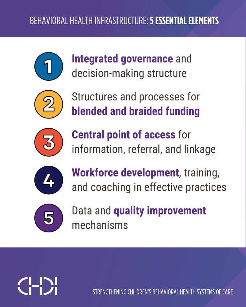1. Integrated governance and decision-making structure. 2. Structures and processes for blended and braided funding. 3. Central point of access for information, referral, and linkage. 4. Workforce development, training, and coaching in effective practices. 5. Data and quality improvement mechanisms