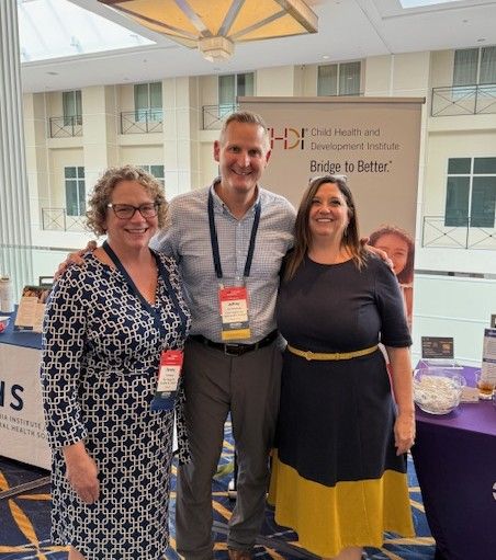 (l-r) Tammy Freeberg of The Village for Families & Children, Jeff Vanderploeg, and Michelle Zabel of Innovations Institute