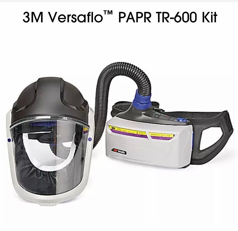 A photo of a 3M Versace PAPR TR-600 Kit