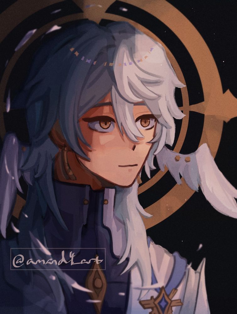 Portrait of the character sunday from honkai star rail