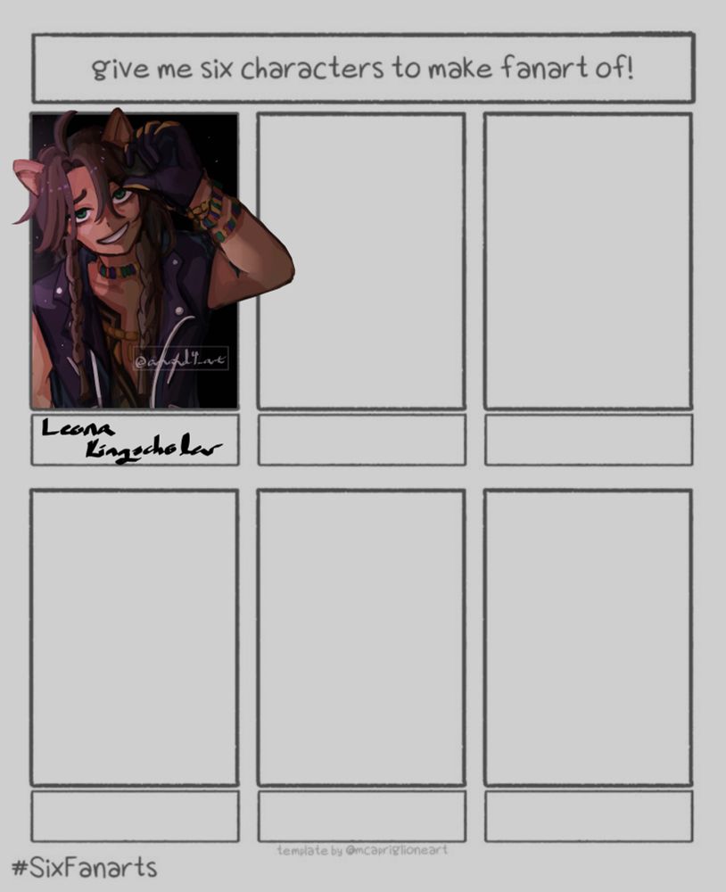 Six fanarts challenge 