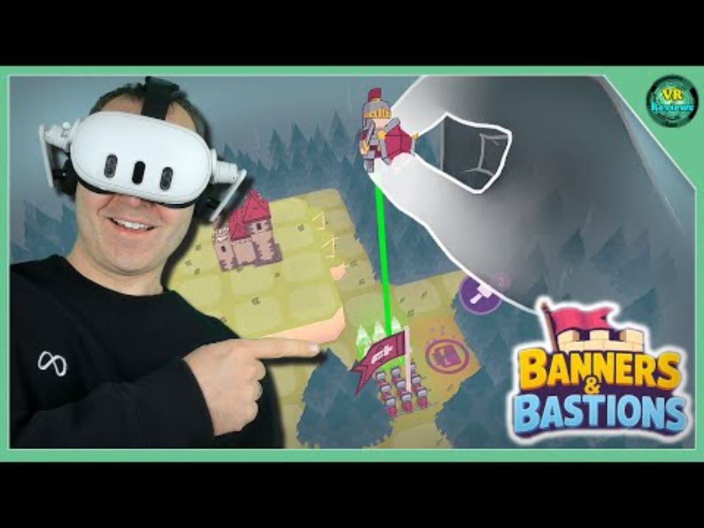 The BEST Mixed Reality Strategy Tabletop Game? Banners and Bastions First Look!