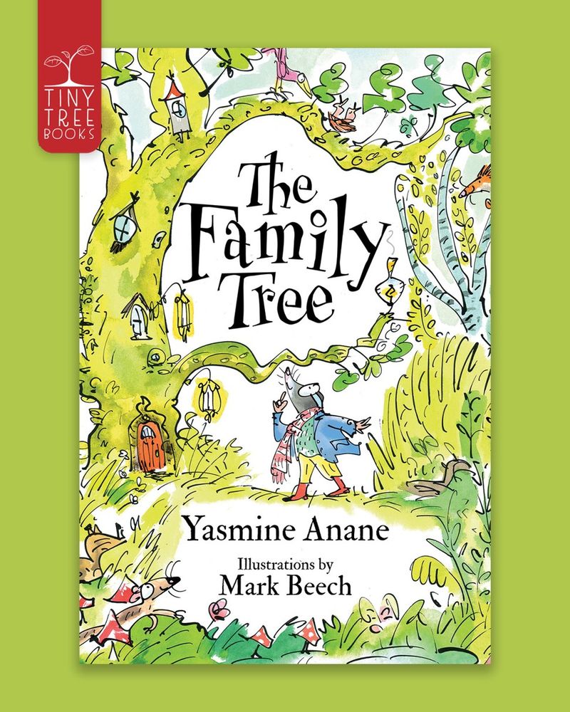 Cover of The Family Tree on a yellow background.