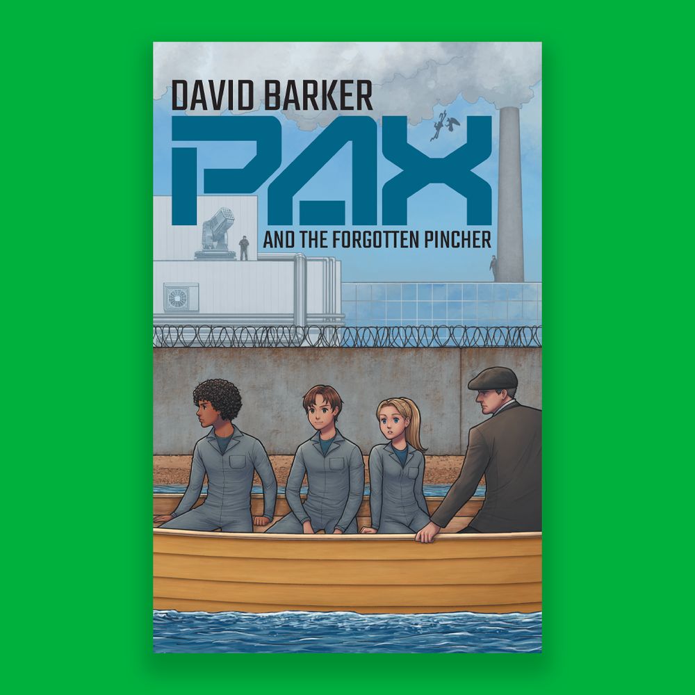 Cover of Pax and the Forgotten Pincher on a green background.