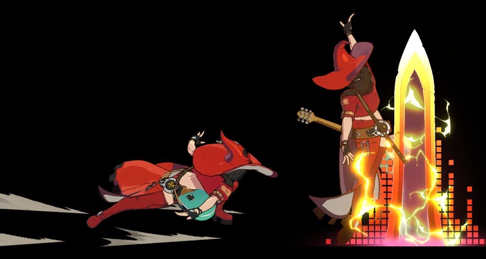 "Stroke the Big Tree" special move for I-no in Guilty Gear Strive