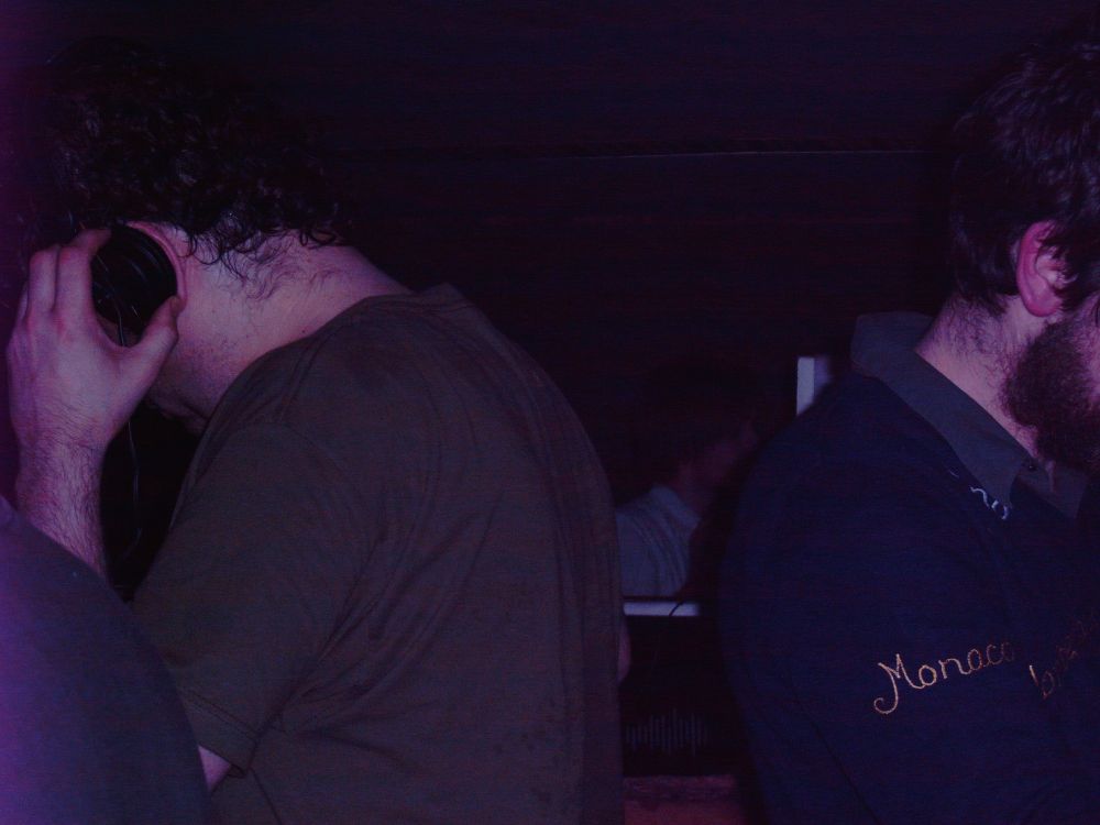 a photo of JD Twitch ( Keith ) and JG WIlkes ( Jonnie ) in the SubClub Booth , 2006