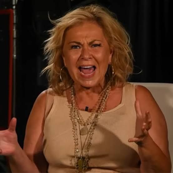 Roseanne Barr shouting “I thought the bitch was white”