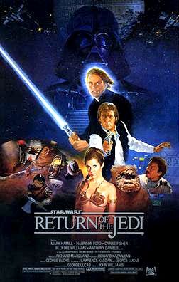 Movie poster for "Return of the Jedi"