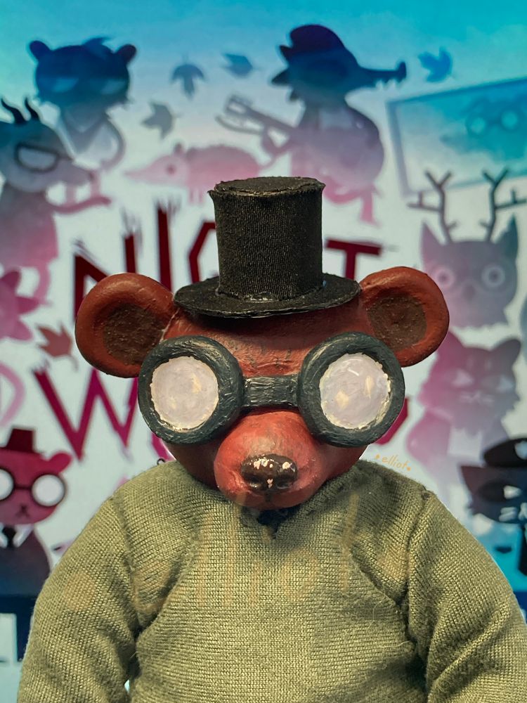 Zoom of Angus’s face