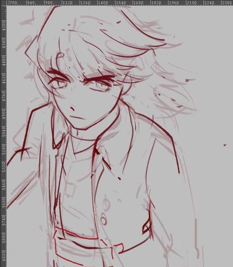 Rough? Sketch of Takumi Inui from Kamen Rider 555.