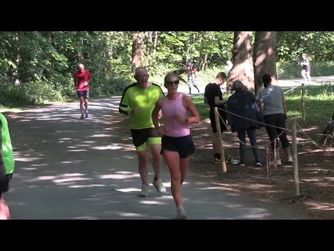 CLUB TROPICANA Rock Choir at Lytham Park Run, Lytham Hall 10th May 2025