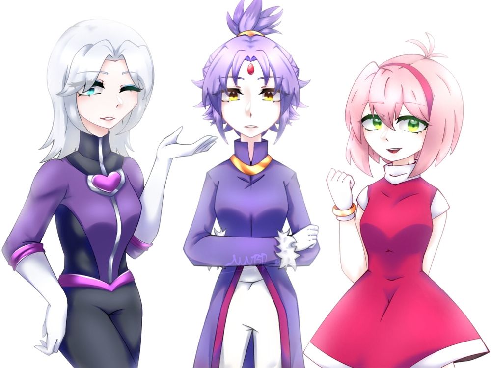 🤍💜🩷