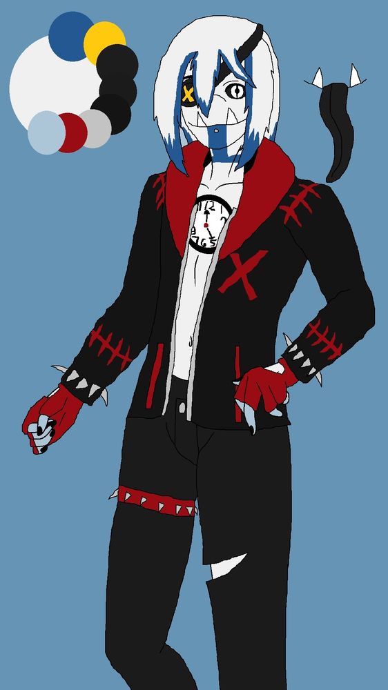 His ability allows him to manipulate time in a small manner. he can pause, fast forward, rewind, and skip but to do so, he has to manually wind the clock on his chest and using the ability consumes much of his energy. he tries to avoid using his ability if he can. time can be manipulated up to a few hours but he is learning to try and extend it. 
