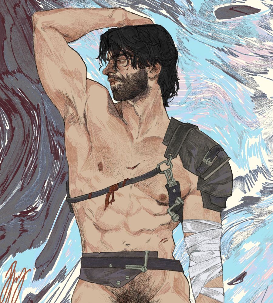 drawing of jayce from the series arcane