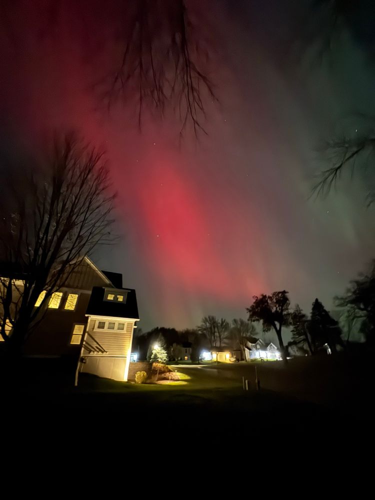 Northern Lights in the Minneapolis, Minnesota area