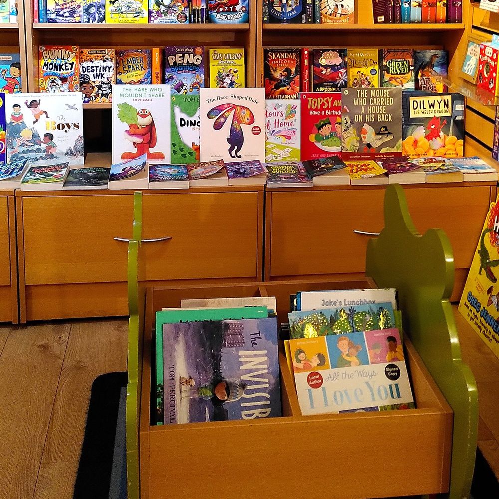 My new book, All The Ways I Love You (illustrated by Daniela Sosa) in Cover to Cover bookshop, Mumbles, Swansea