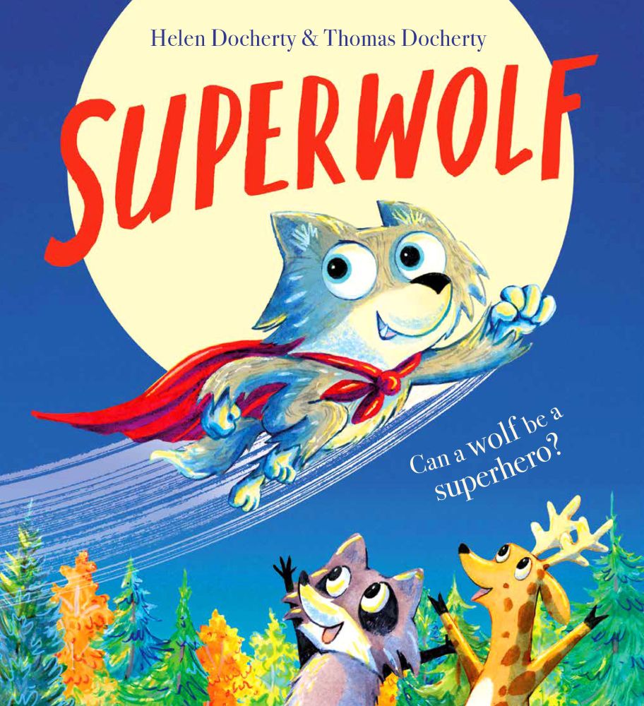 Cover of Superwolf (picture book by Helen and Thomas Docherty)