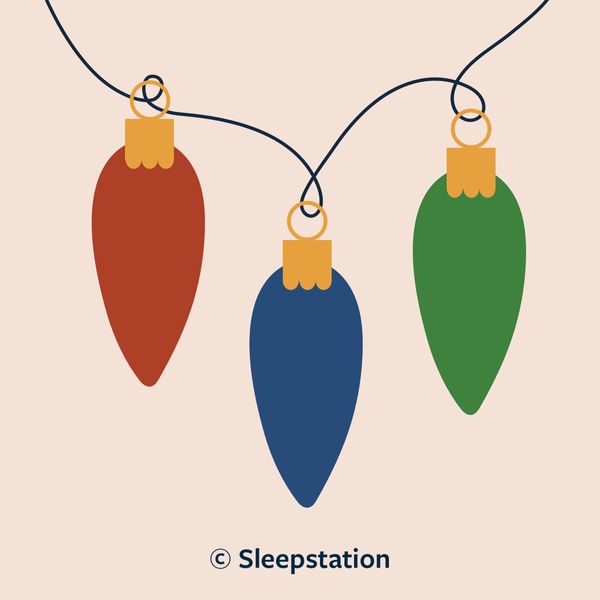 A string of Christmas lights