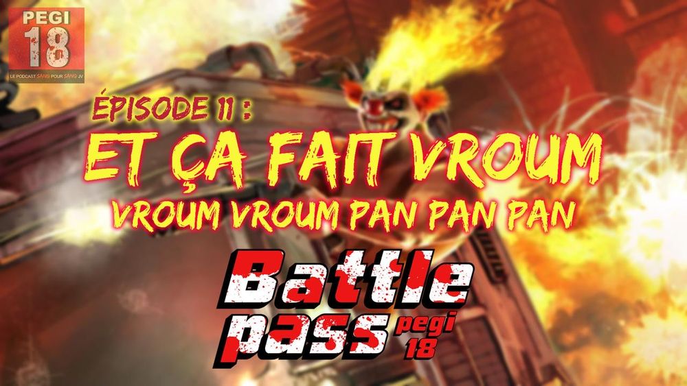 Cover du podcast Battle Pass consacré aux jeux de combats motorisés 