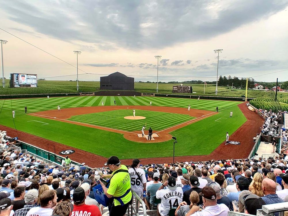 Field of Dreams temporary ballpark in 2021