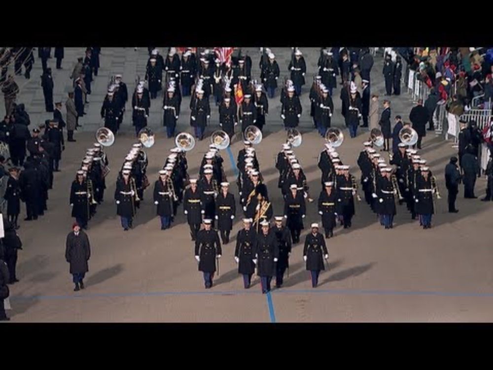 Marines Support the 57th Presidential Inaugural Parade