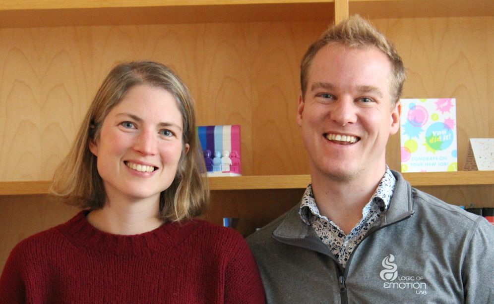 Dr. Griffiths (left) standing next to Dr. Nook (right)