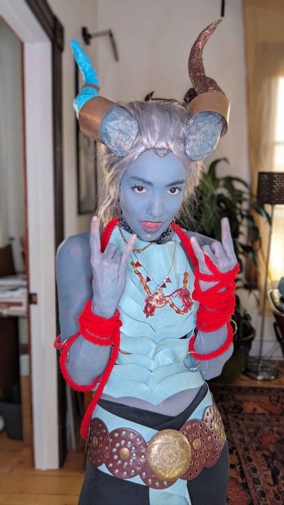 BioWare dev dressed up as Taash from Dragon Age 4