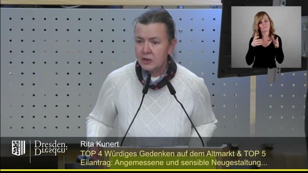 Würdiges Gedenken (2), Rita Kunert: "Einer Verfestigung des Opfermythos werden wir entgegentreten!"