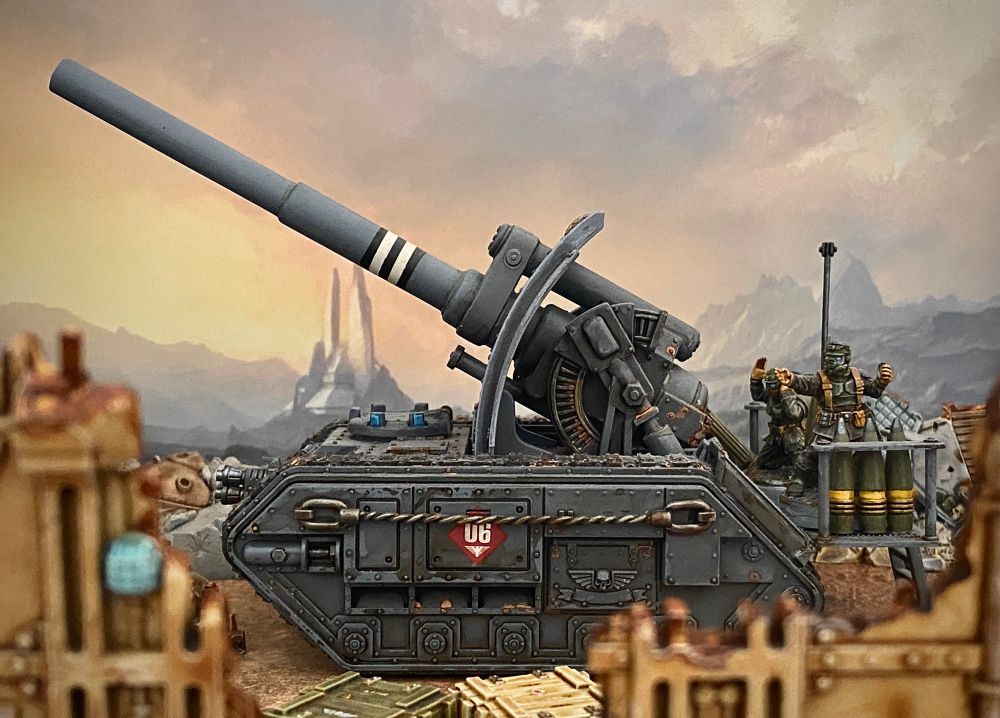 Basilisk painted grey