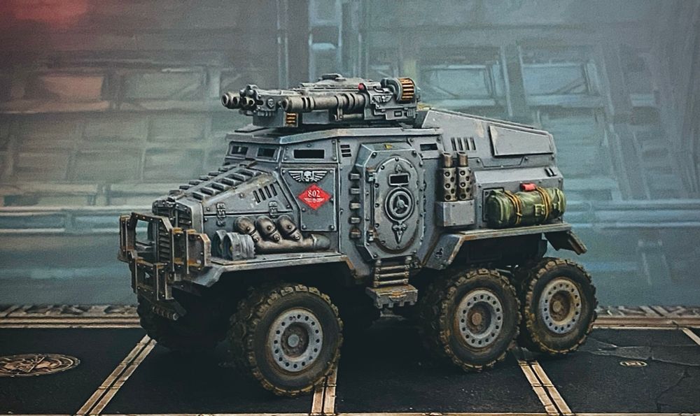 Taurox 6 Wheeler painted grey