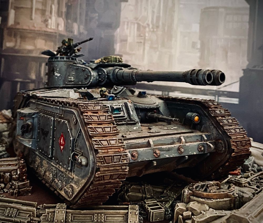Macharius Vanquisher Tank - you may guessed it already: painted grey