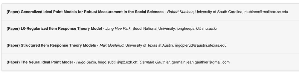 papers for panel