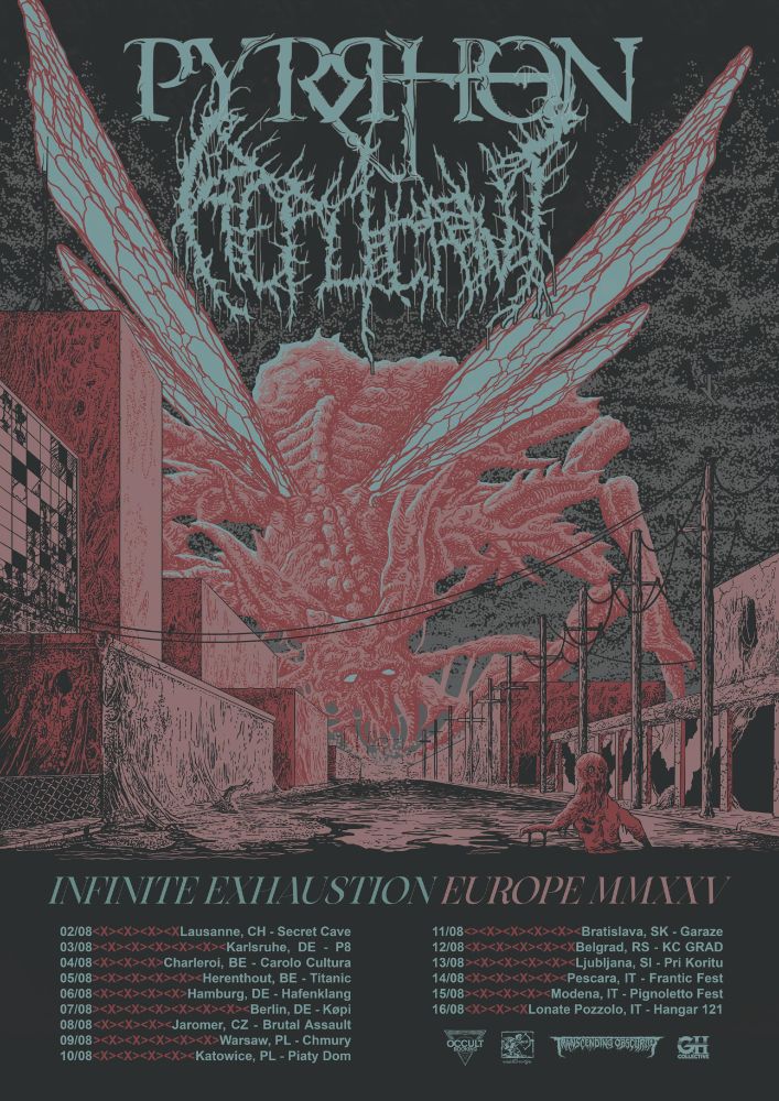 Replicant / Pyrrhon Europe tour poster