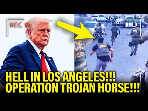 All HELL BREAKS LOOSE as Trump TARGETS LA STREETS