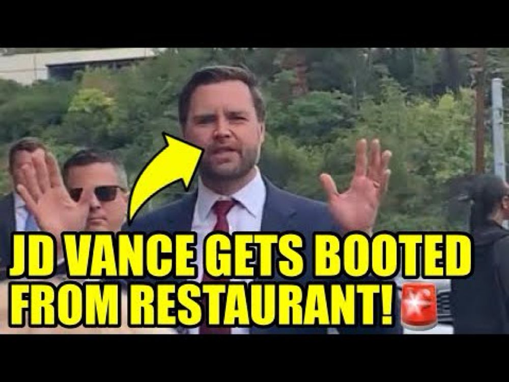 JD Vance Just Got KICKED OUT Of A Pittsburgh Restaurant