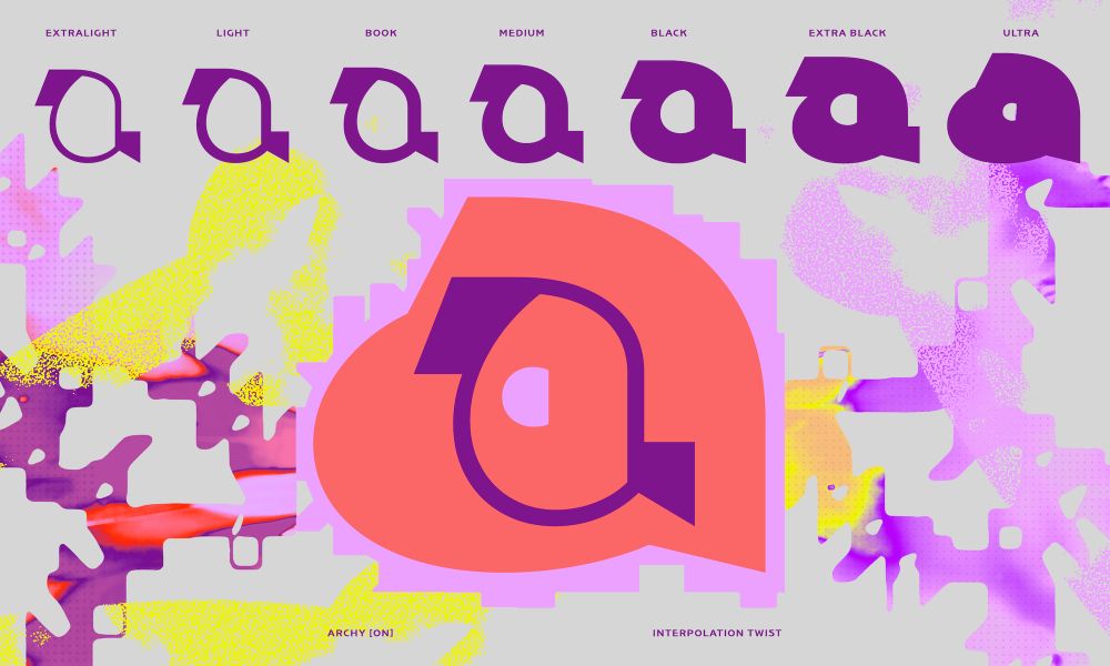 Type Specimen of the NaN Archy font