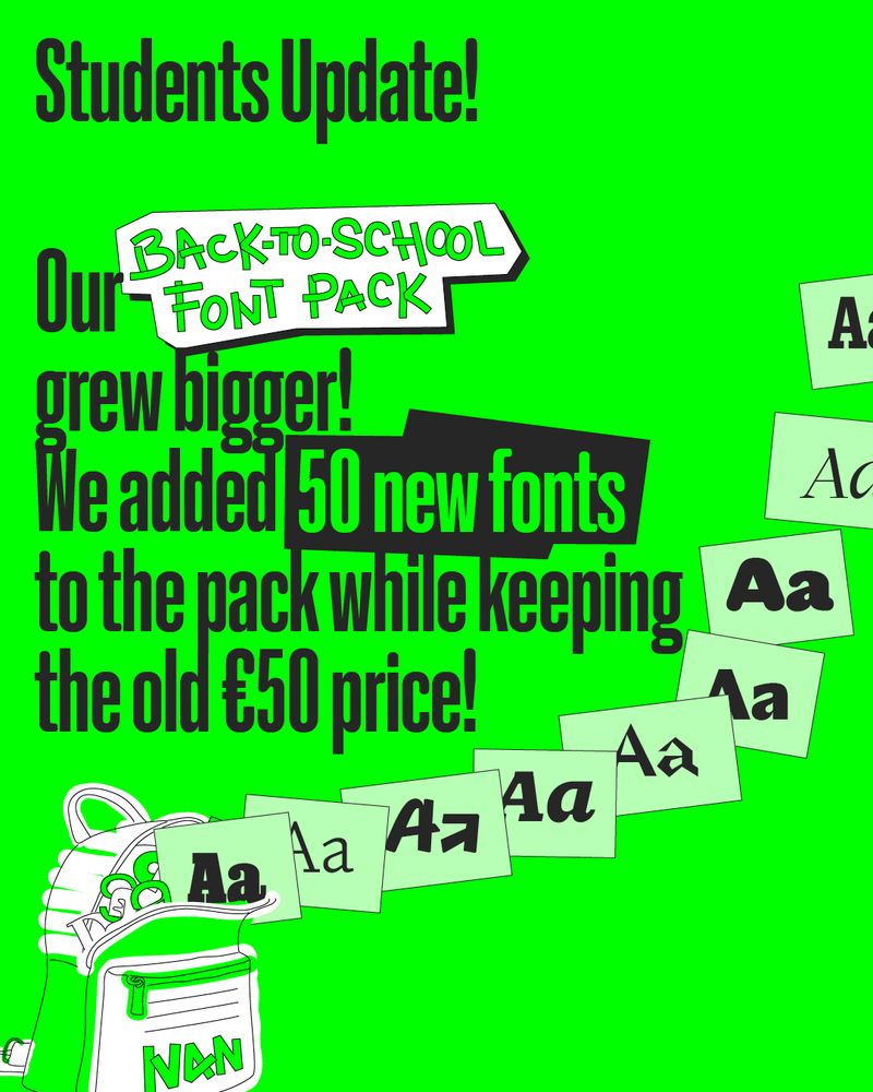 A promotional image repeating the text of the message above.