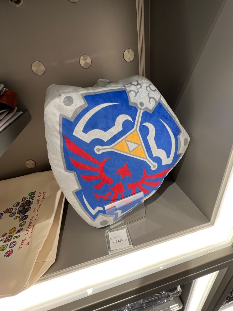Plush Zelda shield