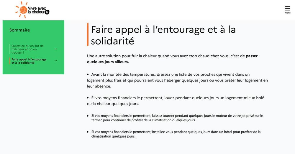 Si vous avez les moyens, louez donc un logement avec climatisation...