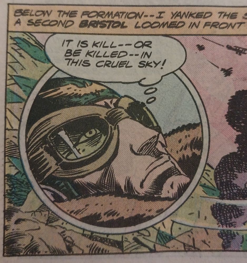 Von Hammer thinks "It is kill-- or be killed-- in this cruel sky!"