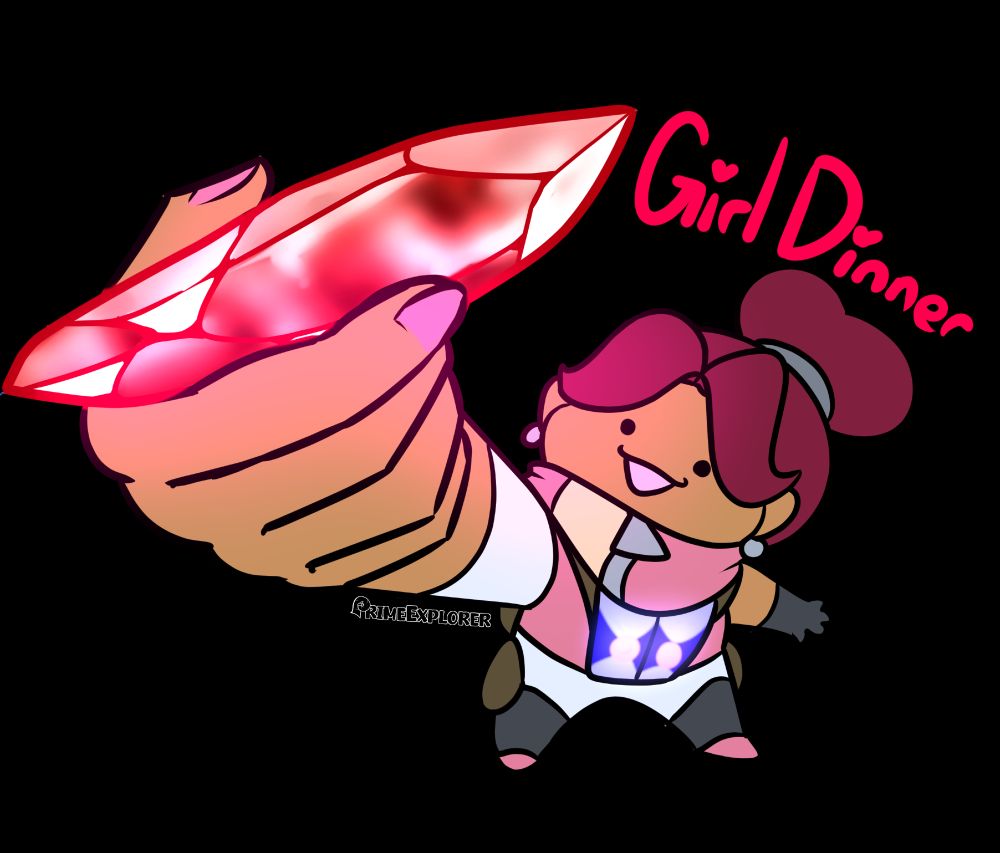 Kaya, holding a Crimson Archon Shard like a blunt