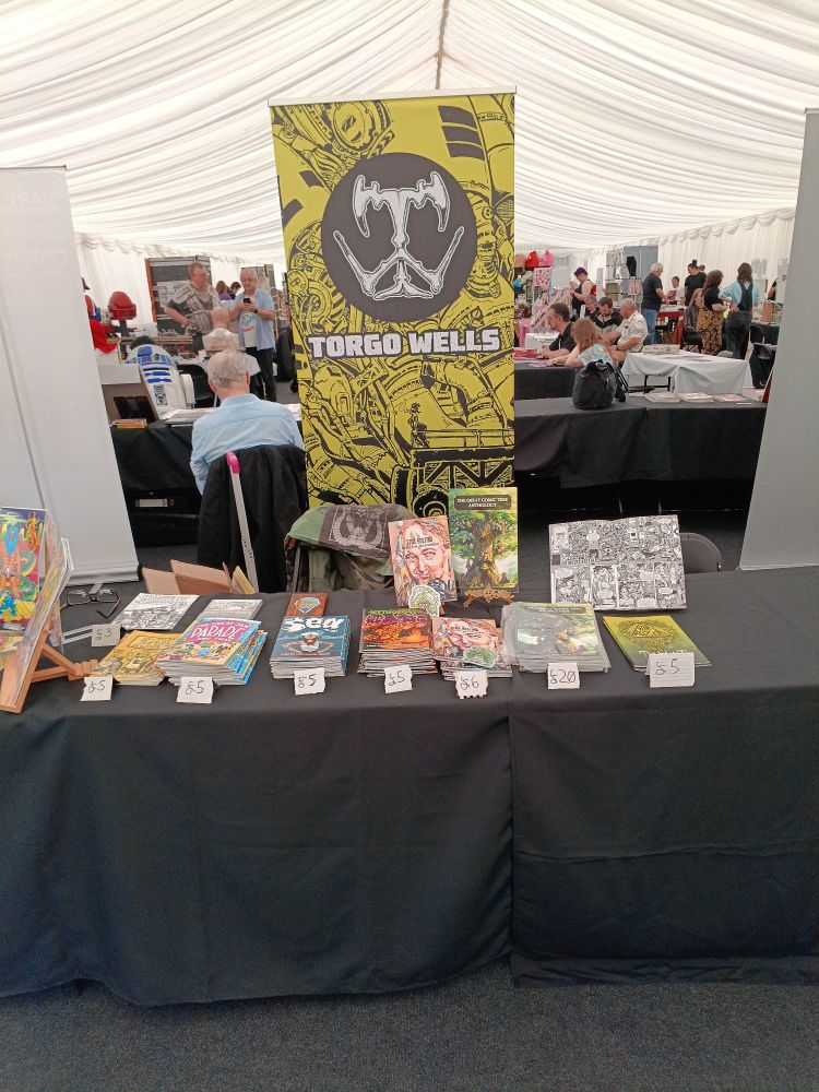 A comics stall