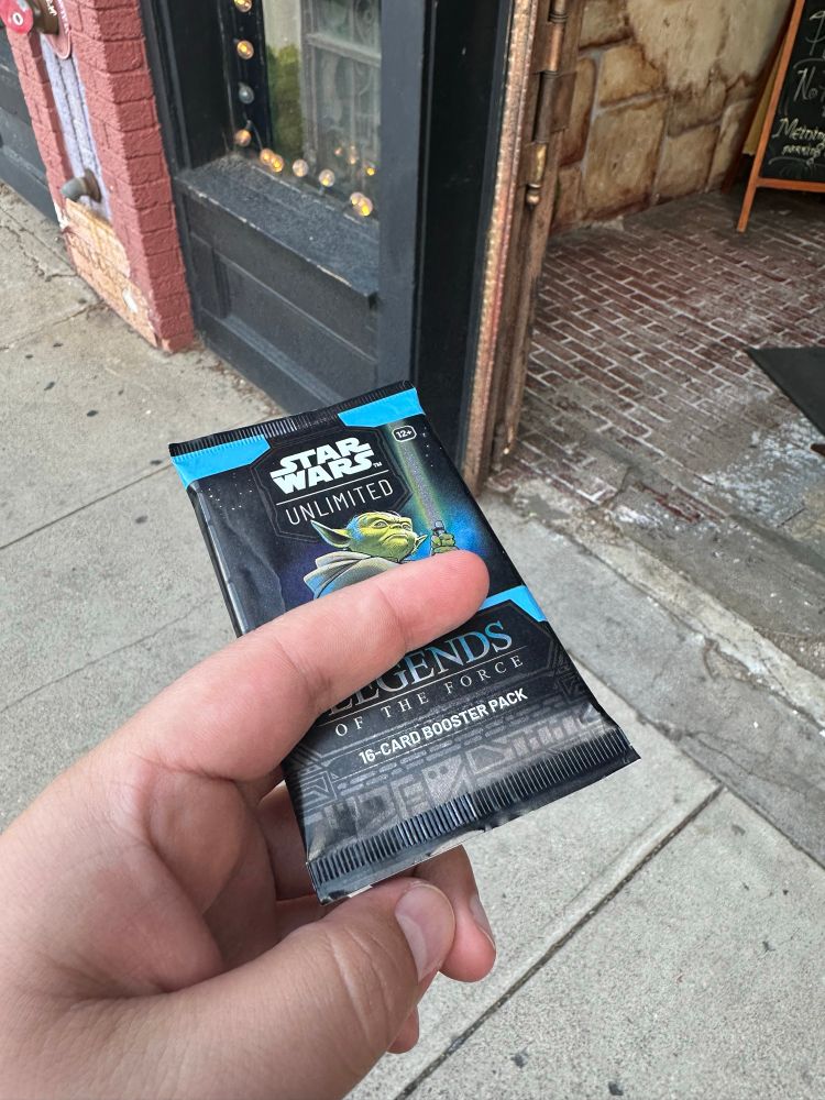 A Star Wars Unlimited booster pack 