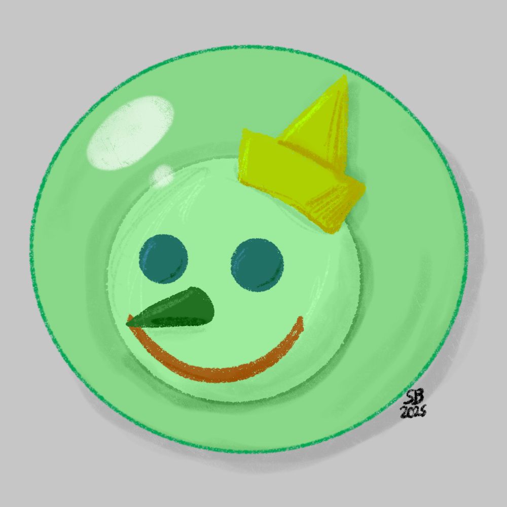 Digital art of a solosis from Pokemon but replaced with the Jack in the box mascot 