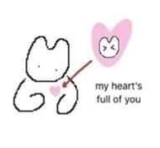 my heart's full of you meme