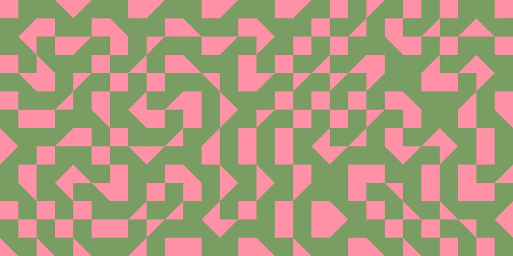 A random tiling pattern