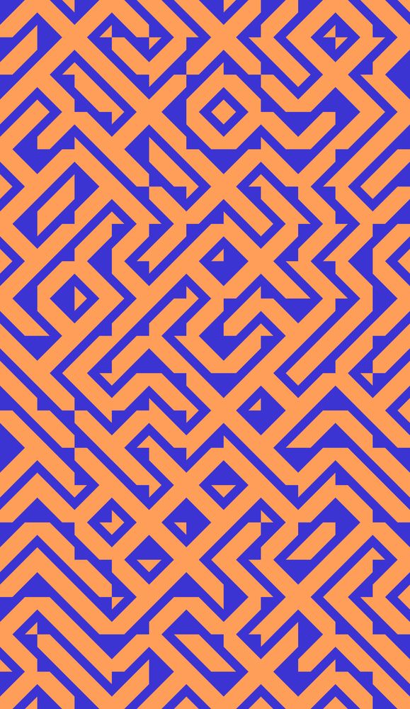 A random tiling pattern